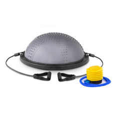 Балансировочная платформа Hop-Sport Bosu HS-MB058B grey
